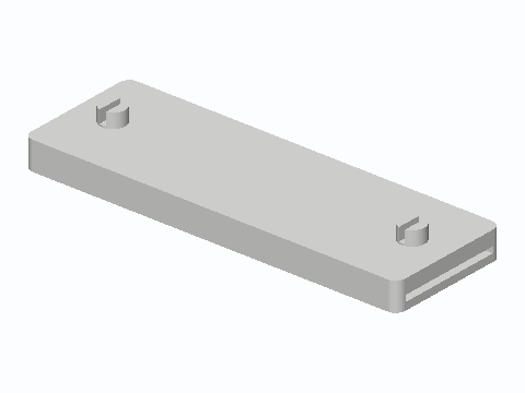 Peg-On Drawer Label Holder