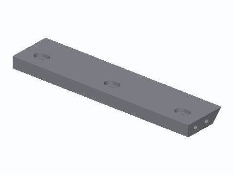 Printed 45 Degree Cleat Rail