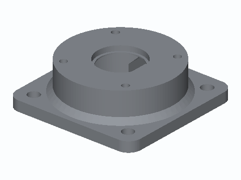NEMA 23 To NEMA 17 Adapter Tower
