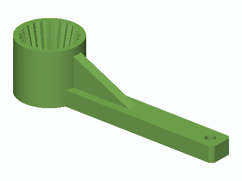 Tapered Rib Faucet Aerator Wrench