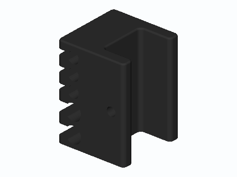 Desk Edge Cable Drop Comb