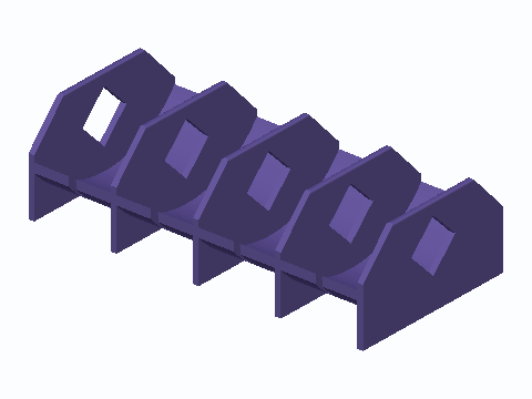 Four-Lane Hookup Wire Spool Cradle