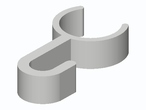1-1/4 in Grab Bar Snap-On Towel Hook