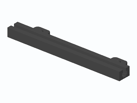 Relay Board Slotted Nut-Track Rail