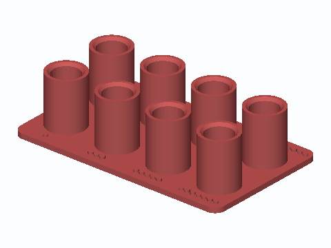 Eight-Cylinder Spark Plug Reading Tray
