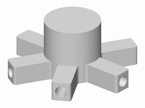 Pasta Drying Rack Hub For 8 mm Dowels