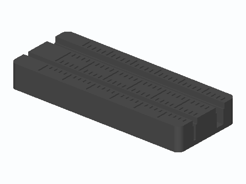 2.54 mm Pin Header Snap-Off Jig