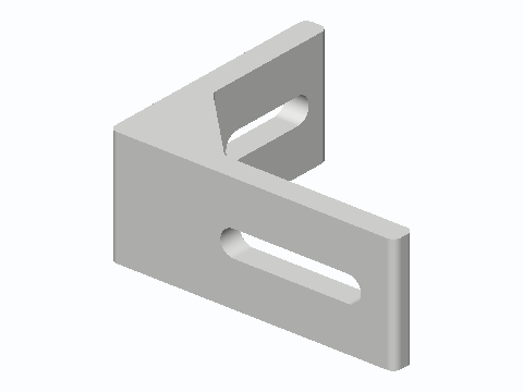 Dishwasher Slotted Countertop Mount Bracket