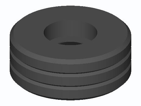 50 mm Twin-608 Suitcase Wheel