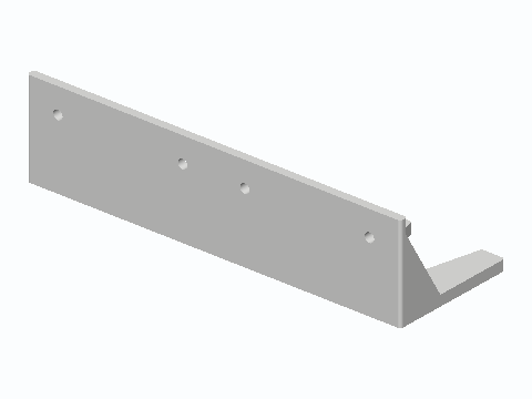 Under-Sink Spray Bottle Hanger Rail