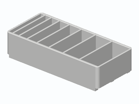 Eight-Size Clipper Guard Comb Rack