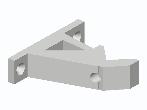 V-Saddle Stair Handrail Wall Bracket