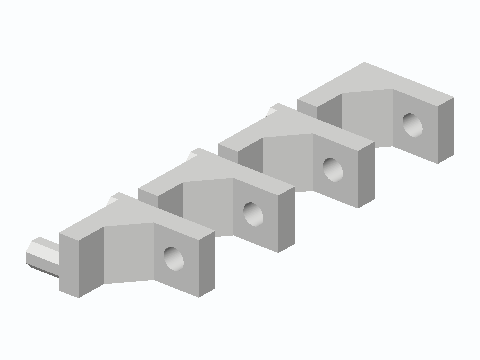 Screw-Lock 5 mm Shelf Support Pin Set