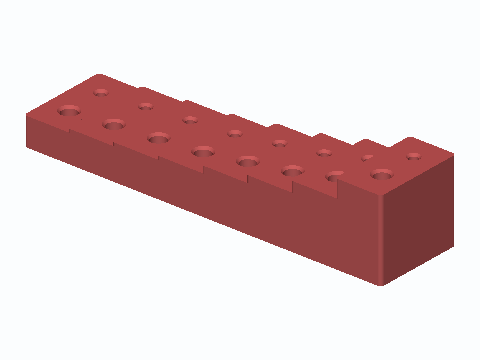 Stepped Wire Strip Length Gauge