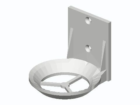 Tapered Rinse Cup Wall Ring