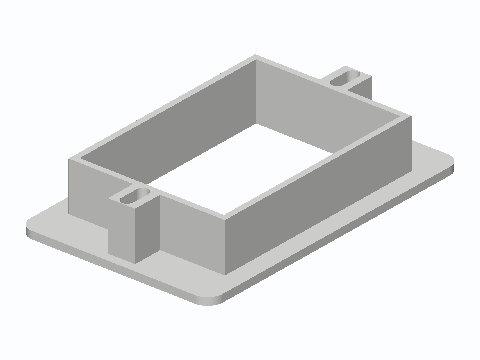 Single-Gang Flanged Box Extender Ring