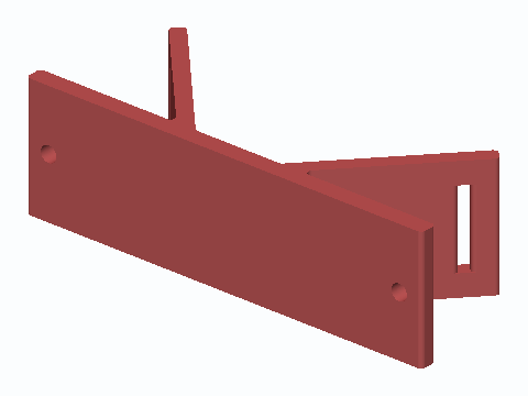 Fire Extinguisher V-Cradle Strap Bracket