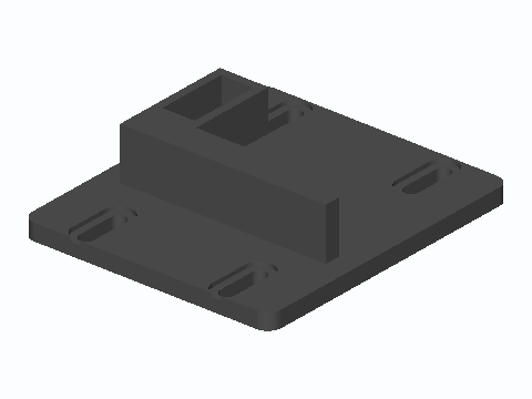 Slotted Drop-Catch Gate Latch Keeper