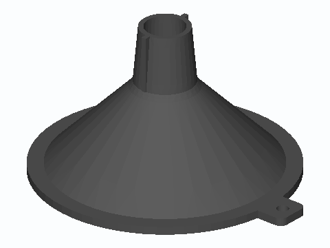 Spin-On Oil Filter Drain Funnel