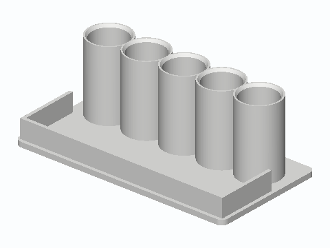Tip-Down Dry-Erase Marker Desk Caddy