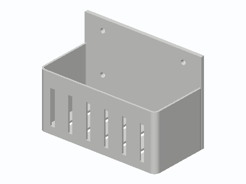 Wall-Mount Bath Toy Draining Basket