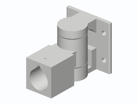 Swing-Out Towel Arm Hub For 1/2 in PVC