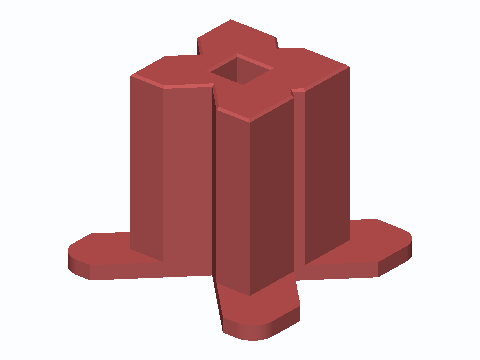 Four-Groove Hand Drill Squaring Block