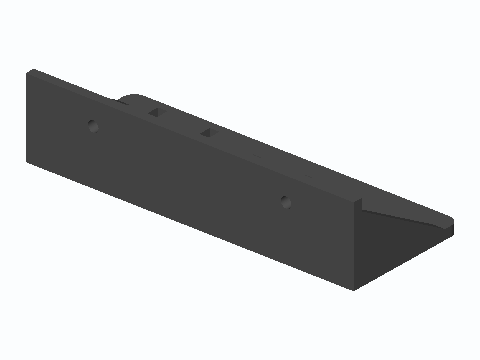 Wall Slot Knife Rack With Steel Port